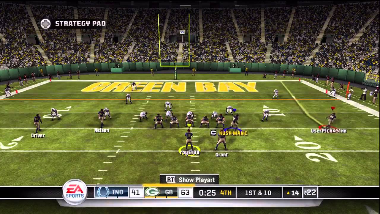 Madden 11 Online Team Play - UserPick4Sixx, Chris5503 and RoyE180