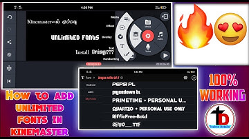 How To Install Custom Fonts In Kinemaster Easily | Kinemaster Me Fonts Kaise Add Kare 2022🔥🔥