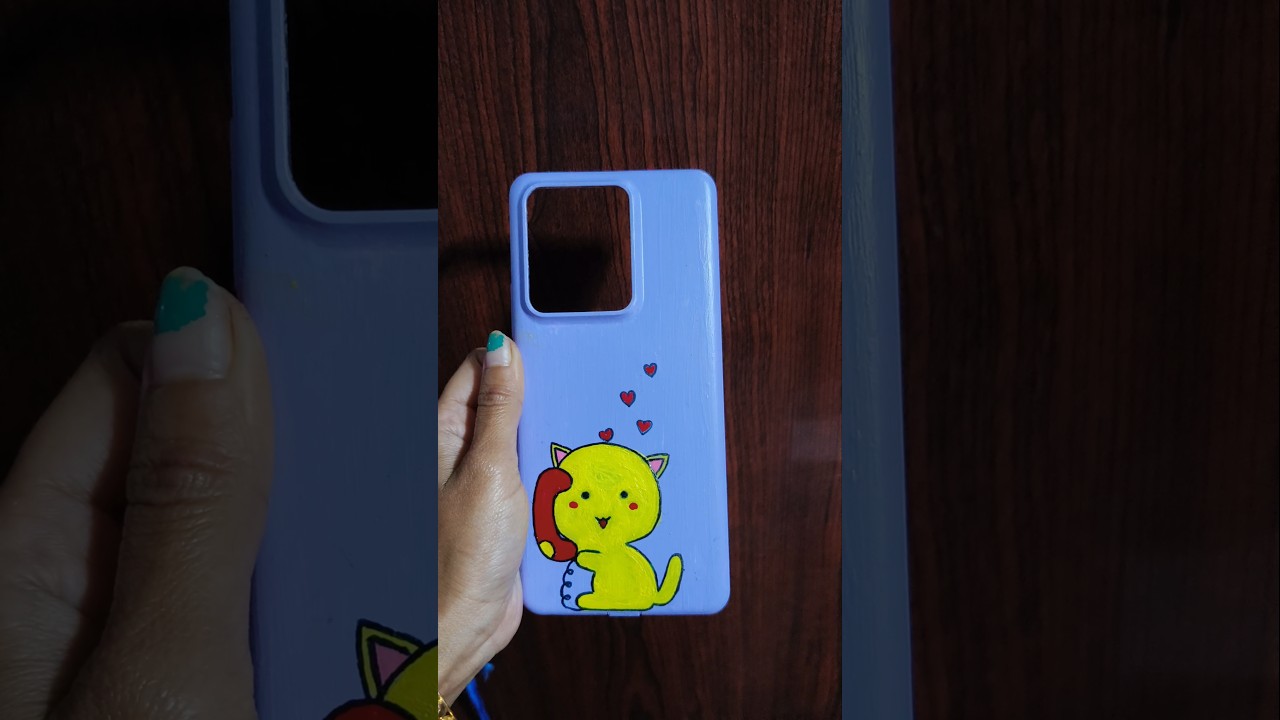 mobile cover painting 🖌️🎨/ 