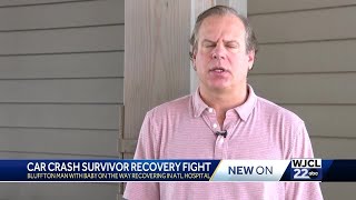 Bluffton man car crash recovery