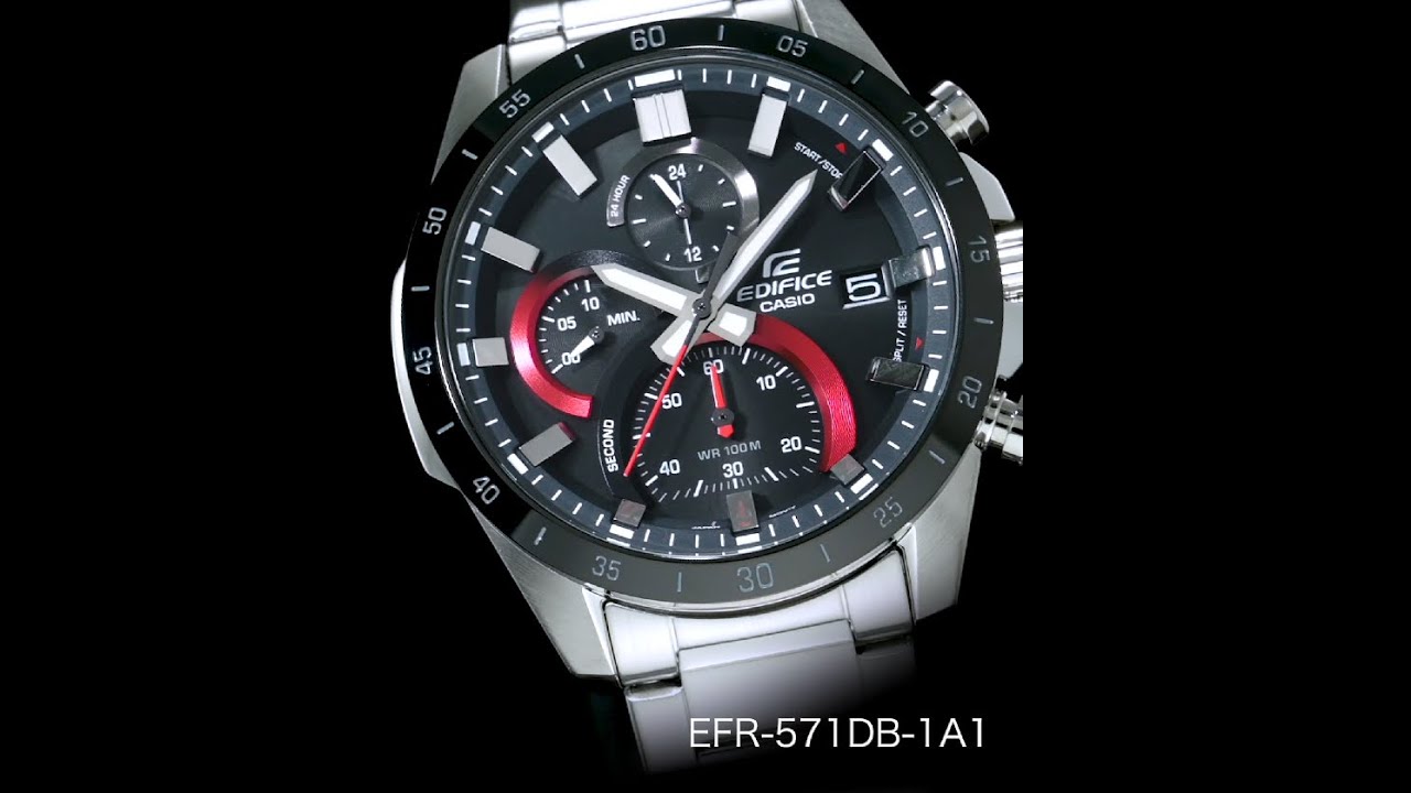 CASIO EDIFICE EFR-571DB-1A1 - YouTube