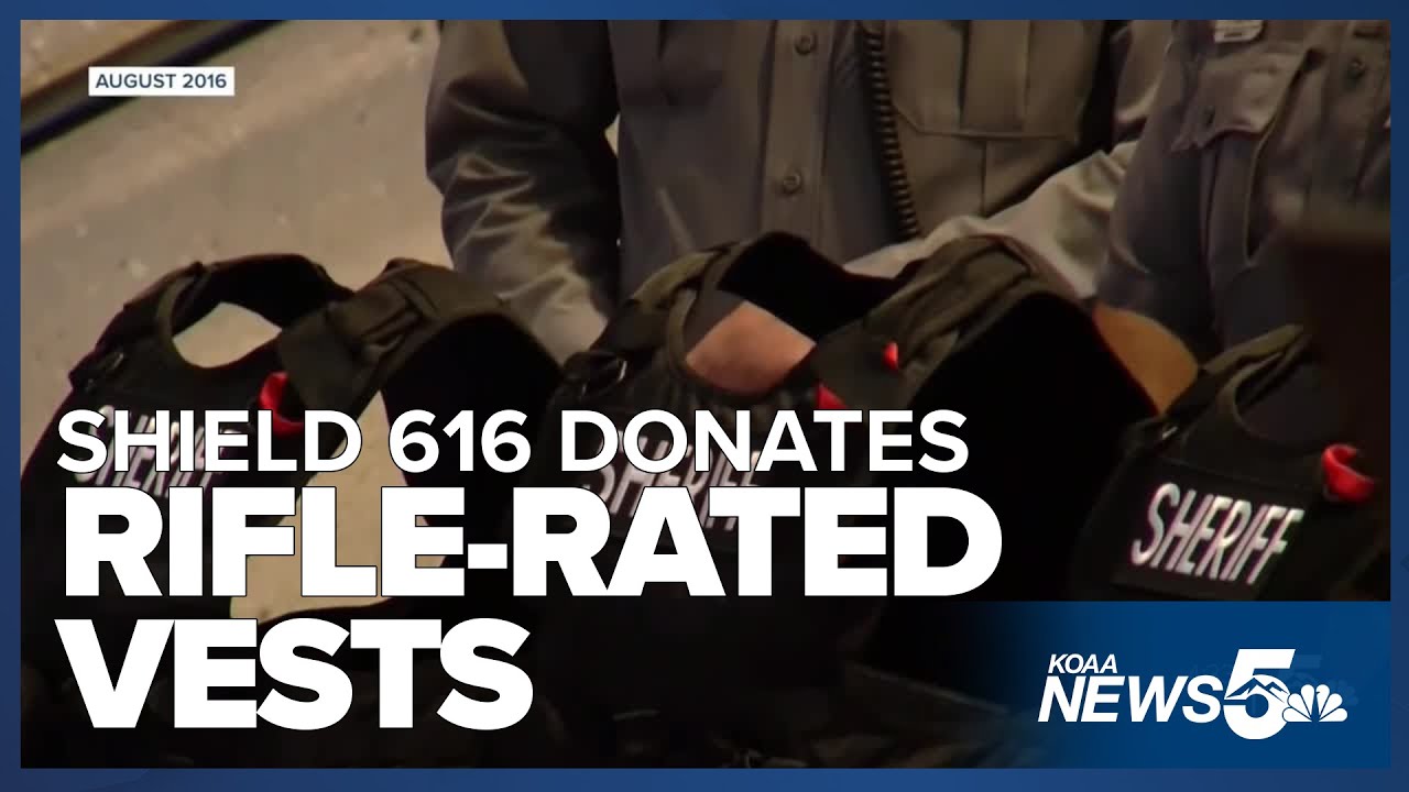 Shield 616 is donating six RifleRated vests to Manitou Springs Police