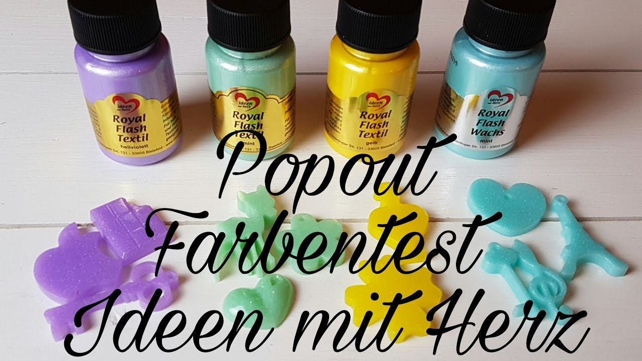 Kleines Pop out / Farben von Ideen mit Herz ! - YouTube