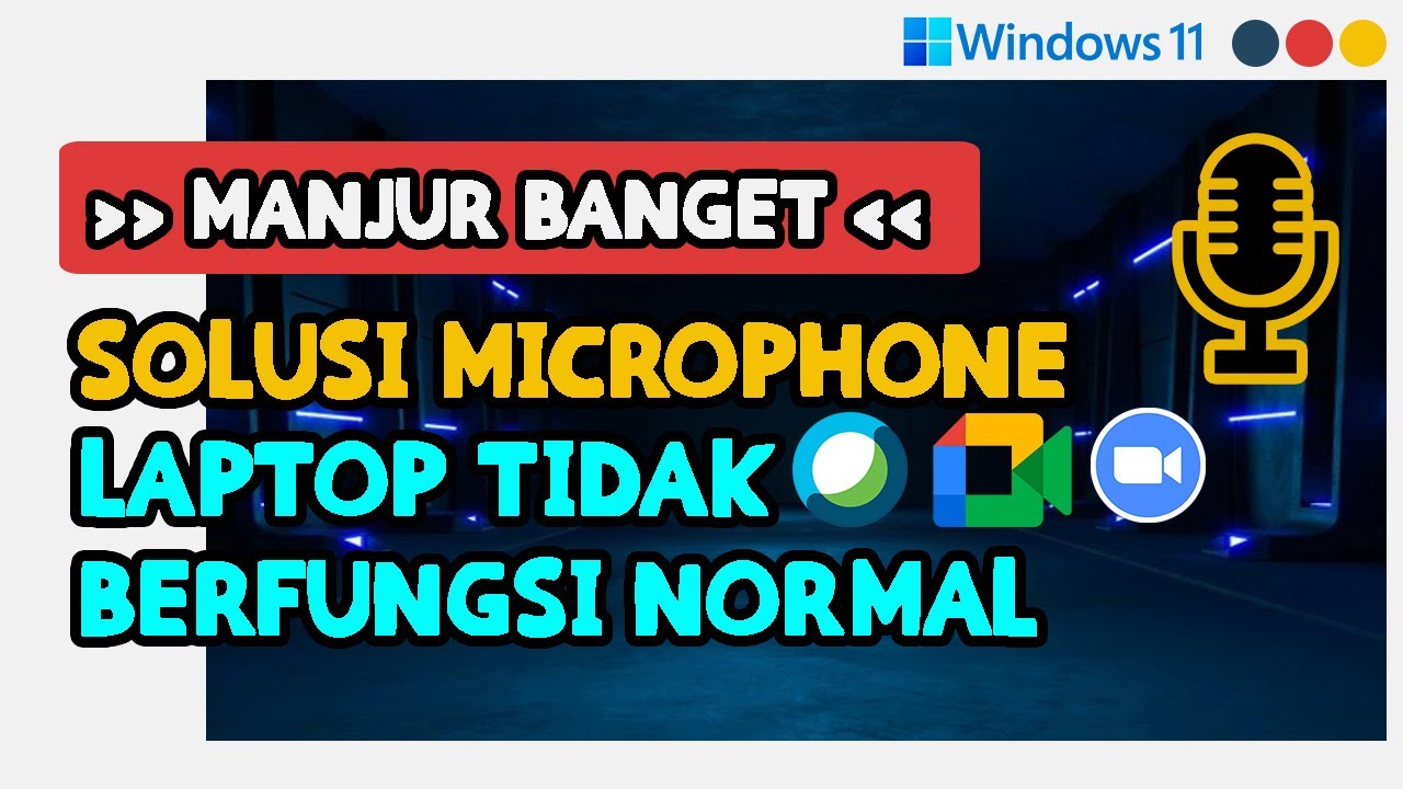 Cara mengatasi laptop yang tidak bisa menggunakan microphone