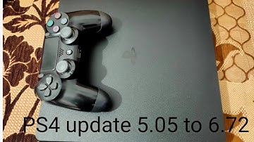 update my ps4 5.05 to 6.72