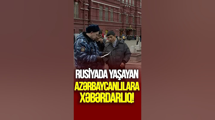 Rusiyada yaşayan azərbaycanlılara XƏBƏRDARLIQ: Bundan sonra...  #tvmusavat #xəbərlər #azerbaycan