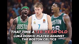 Luka doncic is one of the most talented young players in nba. what
many people don’t know about star that he’s had experience playing
agains...