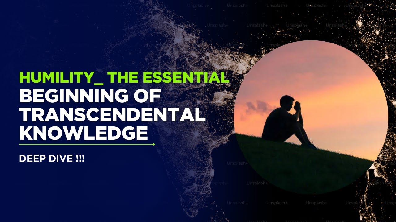 Beginning of Transcendental Knowledge | Deep Dive AI - YouTube