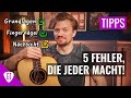 5 Fehler, die jeder Gitarren Anfänger macht | Tipps &amp; Tricks