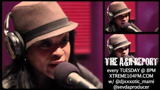Sonja Blade live freestyle on THE A&R REPORT