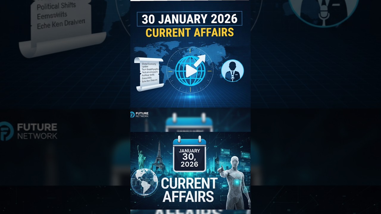 30 January 2026 Current Affairs 