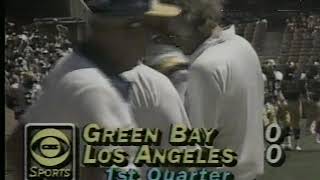 Green Bay Packers vs L.A. Rams 1981 1st Half Week 3
