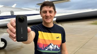 How To Use an Insta360 X3 In An Airplane | Pilatus PC12NG