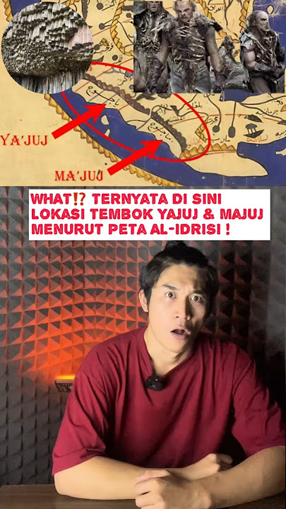 WHAT⁉️ Ternyata Di sini Lokasi Tembok Yajuj & Majuj Menurut Peta AL-IDRISI ! #shorts