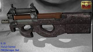 P90 Baroque Red Wear/Float