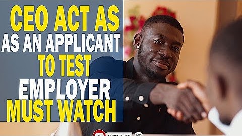 CEO acts as an applicant to test  employer a must watch @DharMann @MociStudios #DharMann