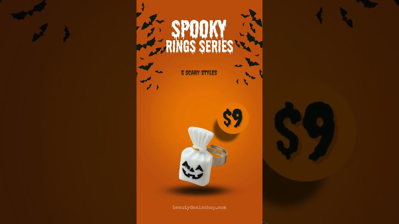 🎃 Spooky Candy Ring - Halloween Sale! Only $9 🕸️ | 1st Ring in the Spooky Rings Series 💀