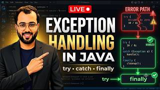 Exception Handling in Java | try, catch, finally, throw & throws Explained