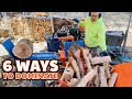 Unlocking maximum output  dominating logs with a 6way wedge
