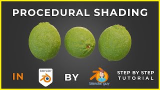 Creating Procedural Lemon Material | Blender Shading Tutorial | Procedural Shading | Poly Haven | BG
