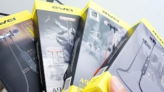 Bezdrátová Bluetooth Sluchátka Do Uší Awei A980Bl, A921Bl, A920Bl, A990Bl Rozbalení