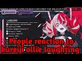 [hololive meme] people react to kureiji ollie laughing