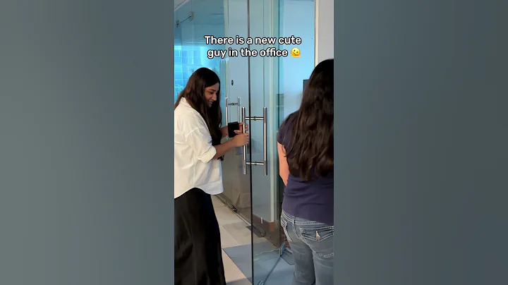 There is a new cute guy in the office 🥰