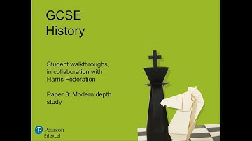 Edexcel GCSE History Summer 2024 Student Walkthrough Part 5: Paper 3 Section A