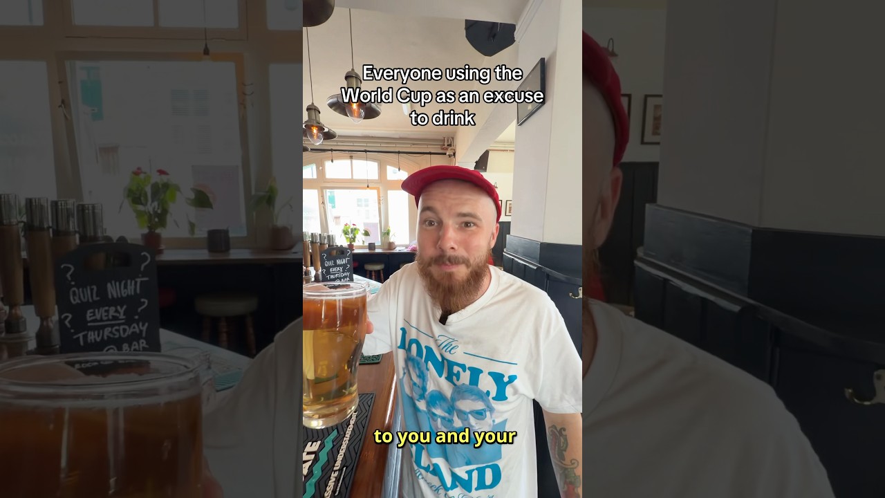 Suddenly I LOVE the football! #comedy #worldcup #football #hospitality #drinks