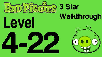Bad Piggies 4-22 Flight in the Night Level 4-22 3 Star Walkthrough | WikiGameGuides