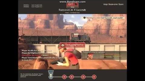 Team Fortress 2 (PC) - Badwater Basin online match (Payload mode)