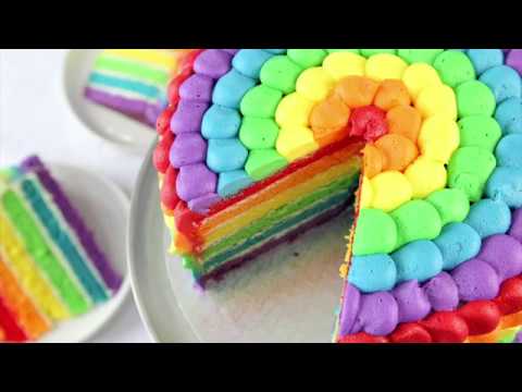 The Ultimate Rainbow Cake