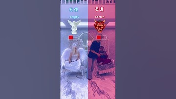 Thumbnail of Angels and demons#shorts #Demon#Angel