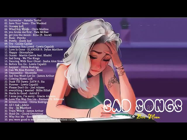 broken heart💔Sad songs for broken hearts that will make you cry (sad music mix playlist)😢 class=