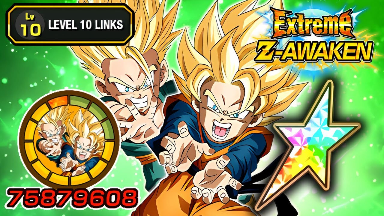 100% EZA PHY SSJ TRUNKS & GOTEN LEVEL 10 LINKS SHOWCASE