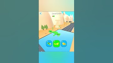 Shape shifting2 game level #2407    hyper casual game #shapeshifting  #gameplay #gaming #shortvideo