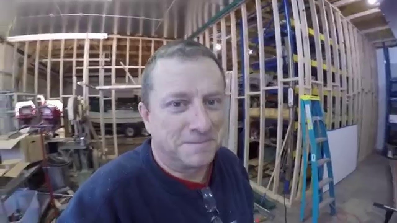 8. Hawk Woodworking Shop Build - barn walls part 1