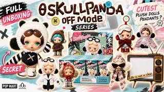 NEW SKULLPANDA Off Mode Mini Plush Doll Pendants Full Case Unboxing + Shake Tips
