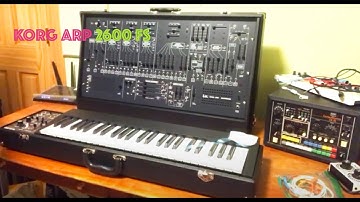 KORG ARP 2600 FS UnBoxing and Setup