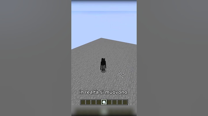 L'Enderman NON si teletrasporta...