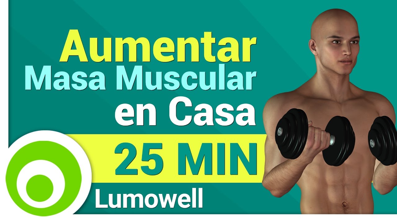 Rutina para aumentar masa muscular en casa