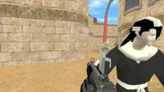 Byakuya in Half Life on Dust2?! -  custom made model (BETA)