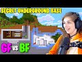 GF vs BF Minecraft Build Battle : SECRET Underground Base ft BookOfKen