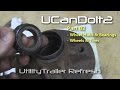 Utility Trailer 02 - Install New Bearings and Clean Wheel Hubs