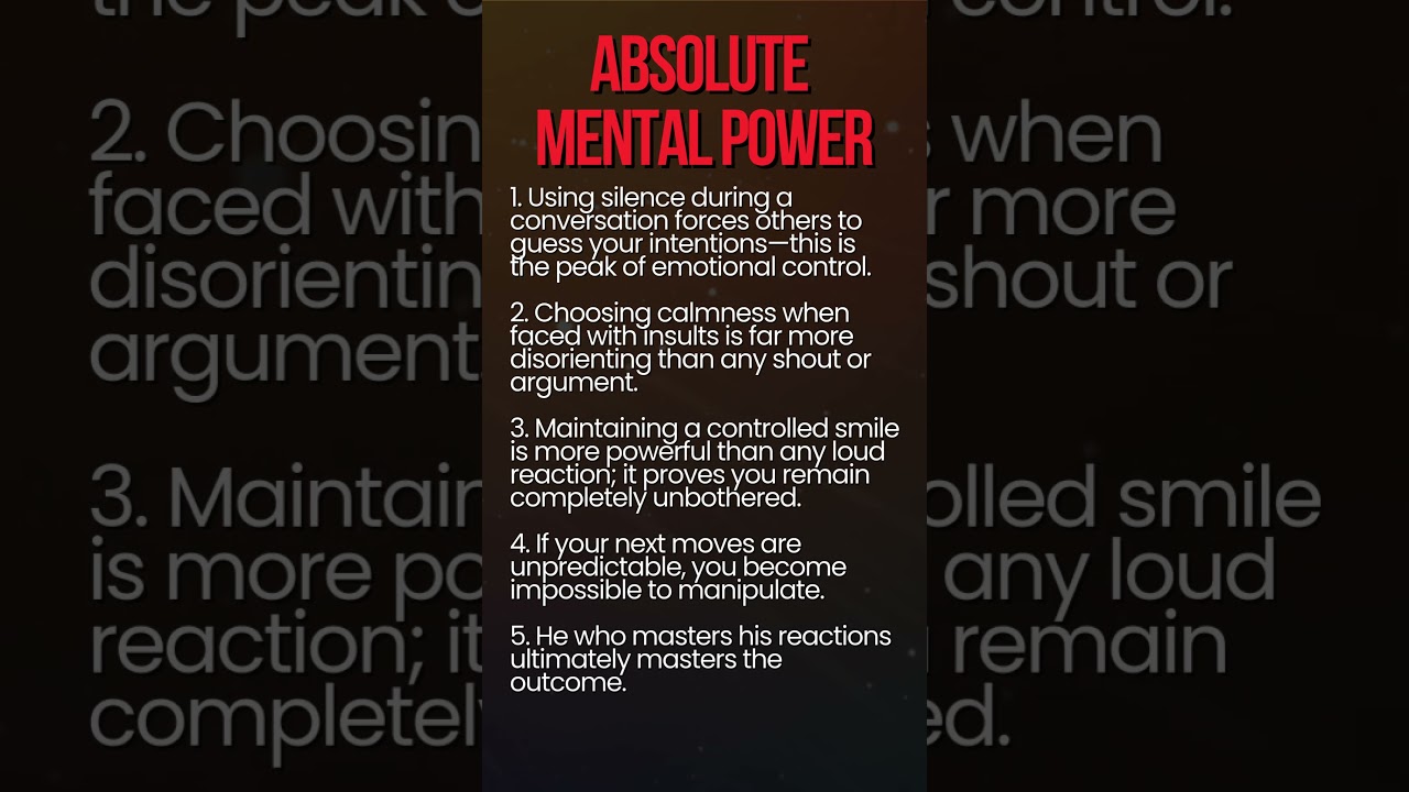 🌑 Master Your Silence 