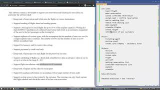 6.3 Airline Reservation System Requirements