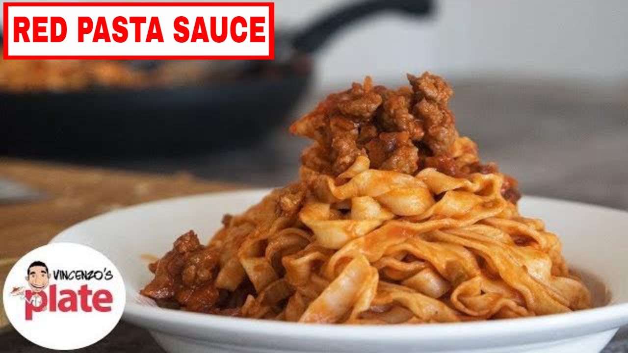 SUPERB PASTA SAUCE RECIPE | Quick Homemade Pasta Sauce | Vincenzo