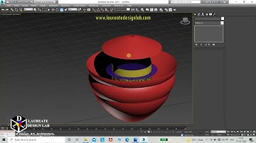 Fountain modelling (with geo-learning) in 3ds max- (Laureate Design Lab)