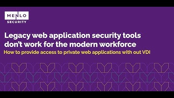 How to provide access to private web applications without VDI