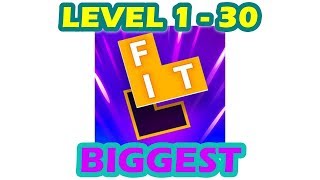 Flow Fit - Word Puzzle | Biggest | Level 1 - 30 | Walkthrough screenshot 3